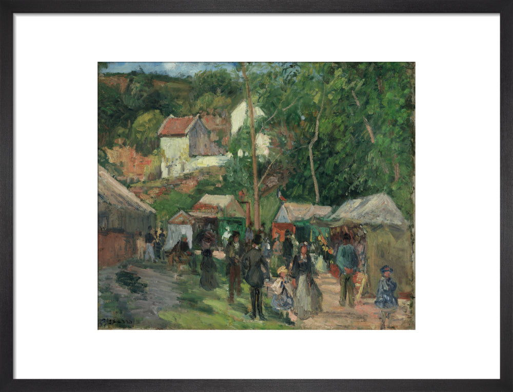 Festival at L'Hermitage (art print, medium, black)