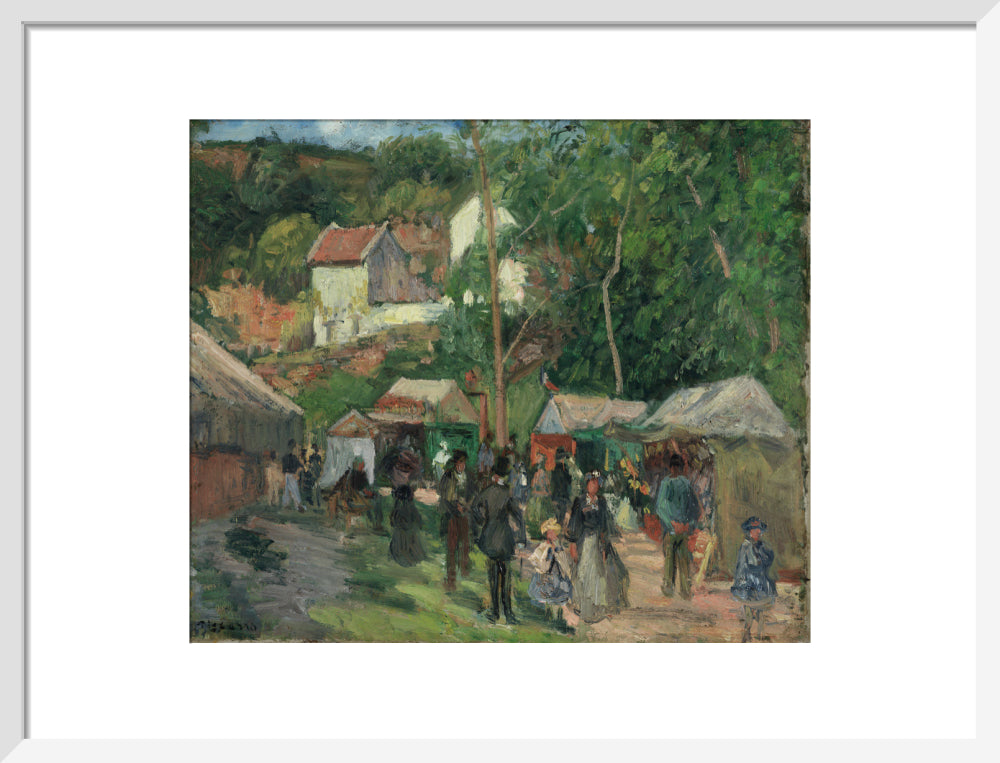 Festival at L'Hermitage (art print, medium, white)