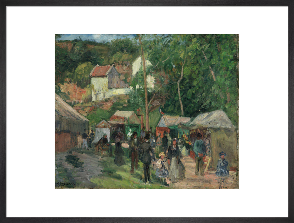 Festival at L'Hermitage (art print, large, black)