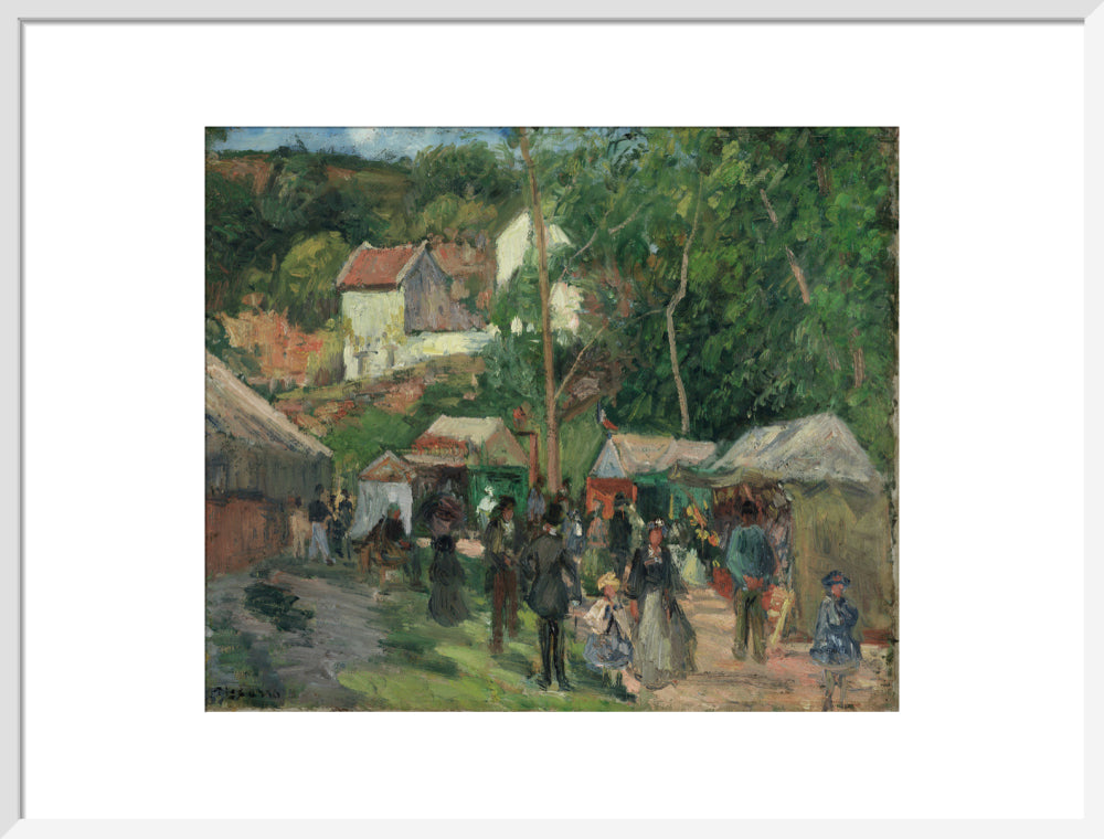 Festival at L'Hermitage (art print, large, white)