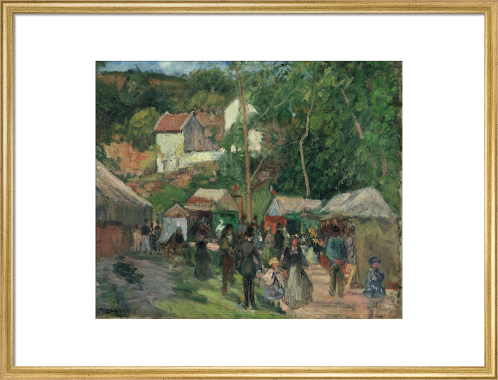 Festival at L'Hermitage (art print, large, gold)
