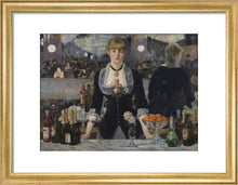 Load image into Gallery viewer, A Bar at the Folies-Bergère (art print, small, gold)
