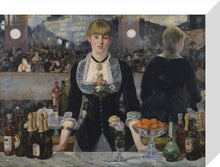 Load image into Gallery viewer, A Bar at the Folies-Bergère (stretched canvas, small, unframed)
