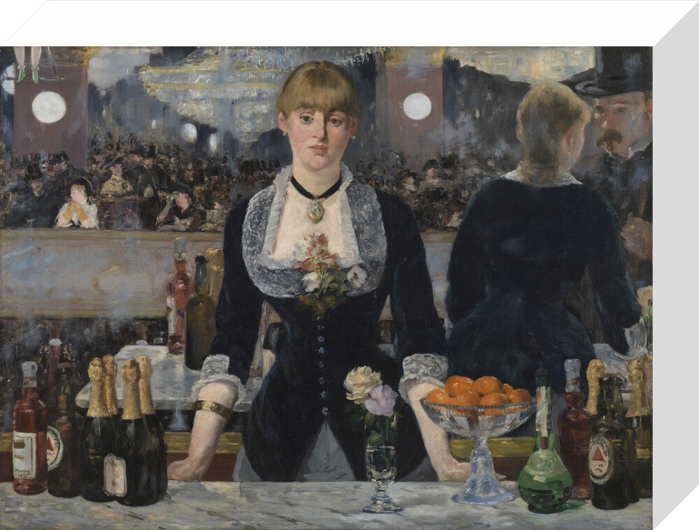 A Bar at the Folies-Bergère (stretched canvas, small, unframed)