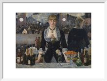 Load image into Gallery viewer, A Bar at the Folies-Bergère (art print, medium, white)
