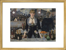 Load image into Gallery viewer, A Bar at the Folies-Bergère (art print, medium, gold)
