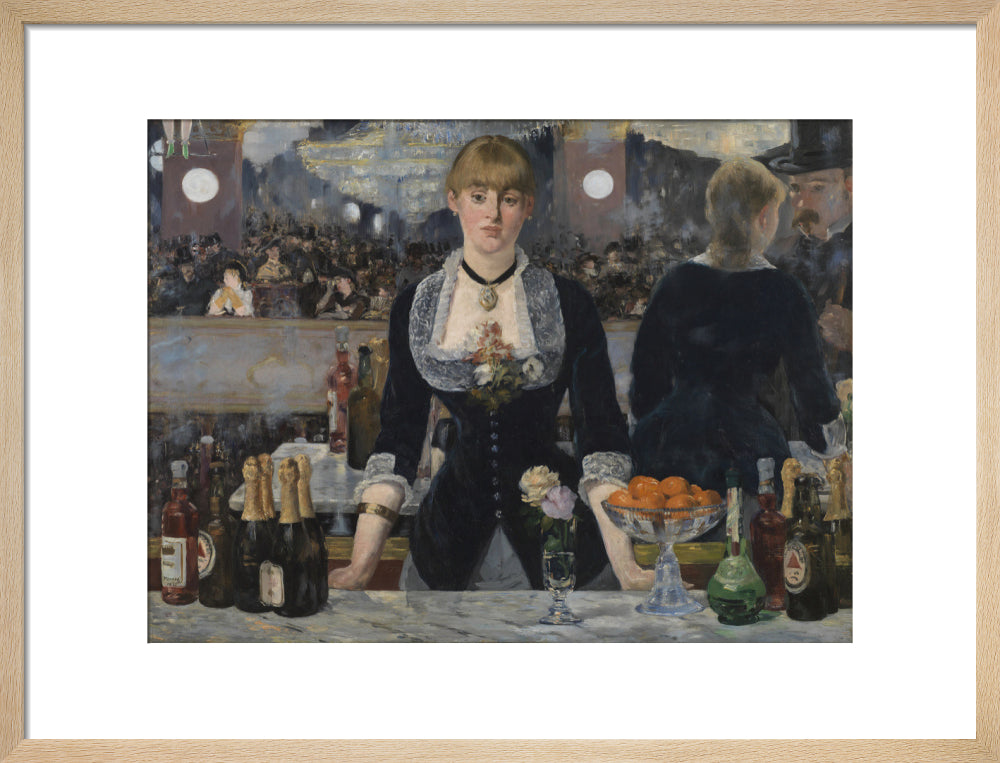 A Bar at the Folies-Bergère (art print, medium, natural)