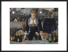 Load image into Gallery viewer, A Bar at the Folies-Bergère (art print, large, black)
