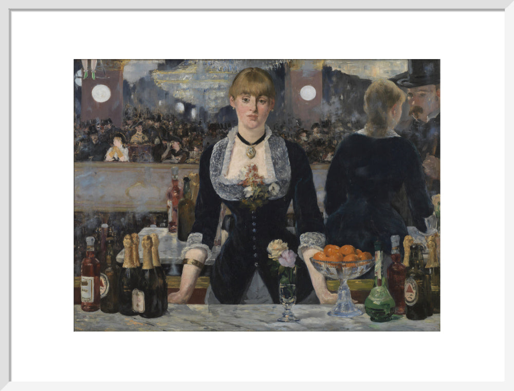 A Bar at the Folies-Bergère (art print, large, white)