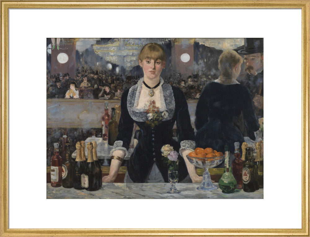 A Bar at the Folies-Bergère (art print, large, gold)