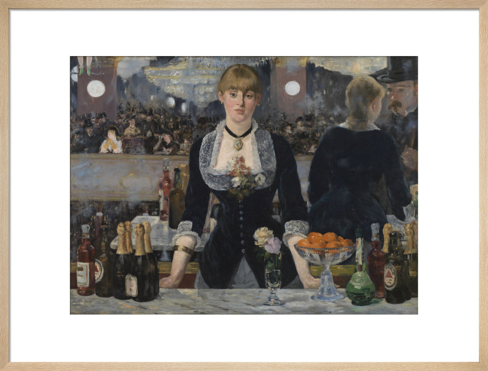A Bar at the Folies-Bergère (art print, large, natural)
