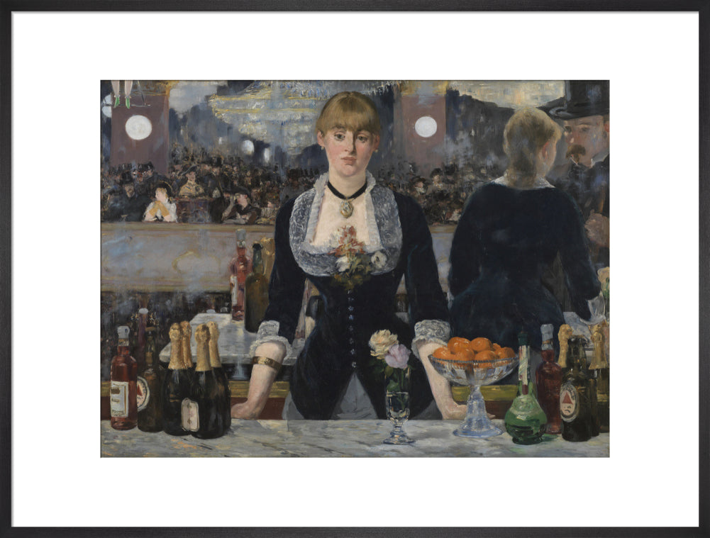 A Bar at the Folies-Bergère (art print, extra large, black)