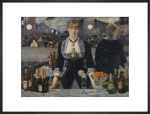 Load image into Gallery viewer, A Bar at the Folies-Bergère (art print, extra large, black)
