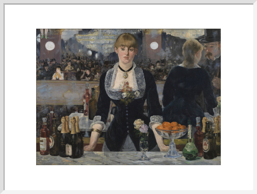 A Bar at the Folies-Bergère (art print, extra large, white)