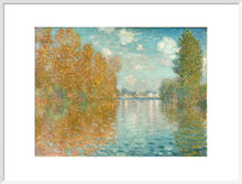 Load image into Gallery viewer, Autumn effect at Argenteuil (art print, extra large, white)
