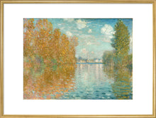 Load image into Gallery viewer, Autumn effect at Argenteuil (art print, extra large, gold)
