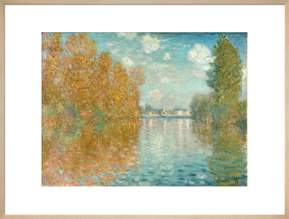 Autumn effect at Argenteuil (art print, extra large, natural)