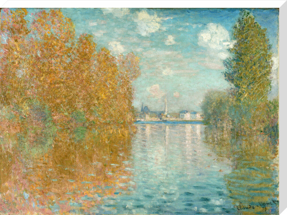 Autumn effect at Argenteuil (stretched canvas, extra large, unframed)