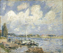 Load image into Gallery viewer, Alfred Sisley, Boats on the Seine
