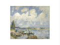 Boats on the Seine (art print, small, unframed)