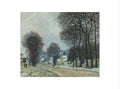 Snow at Louveciennes (art print, small, unframed)