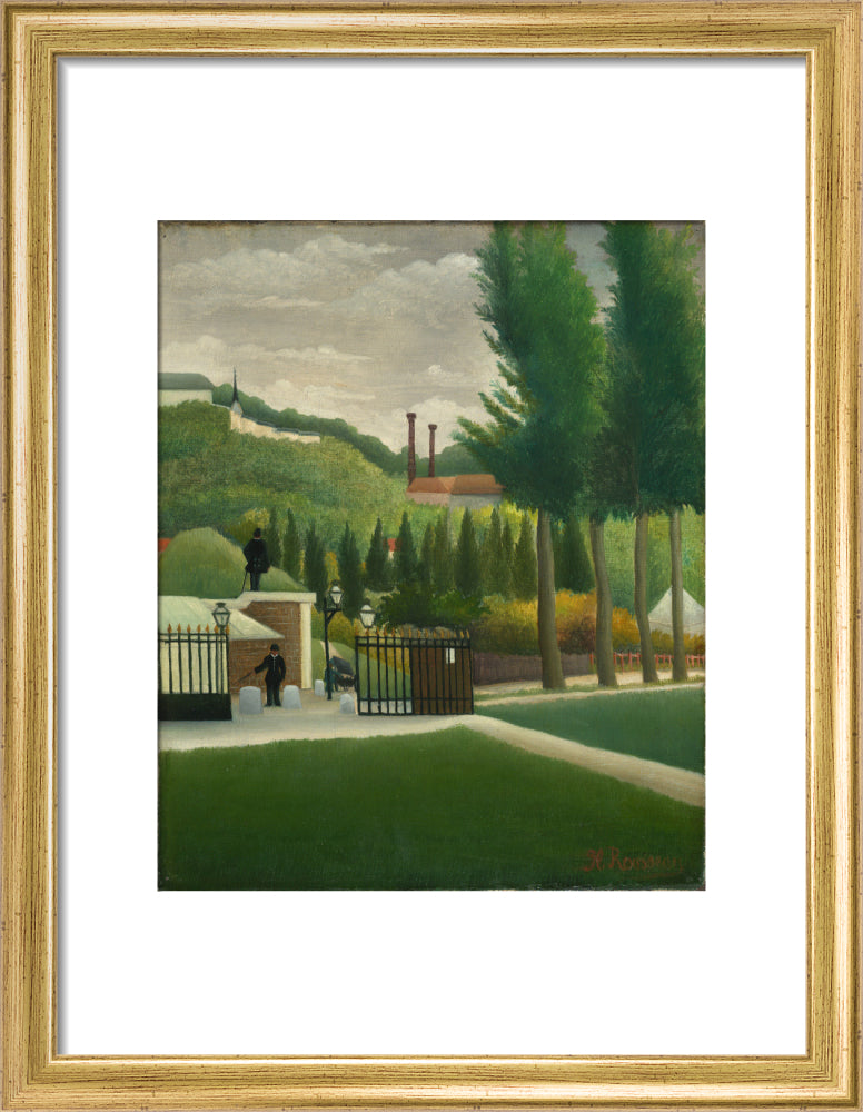 The Toll Gate (art print, small, gold)