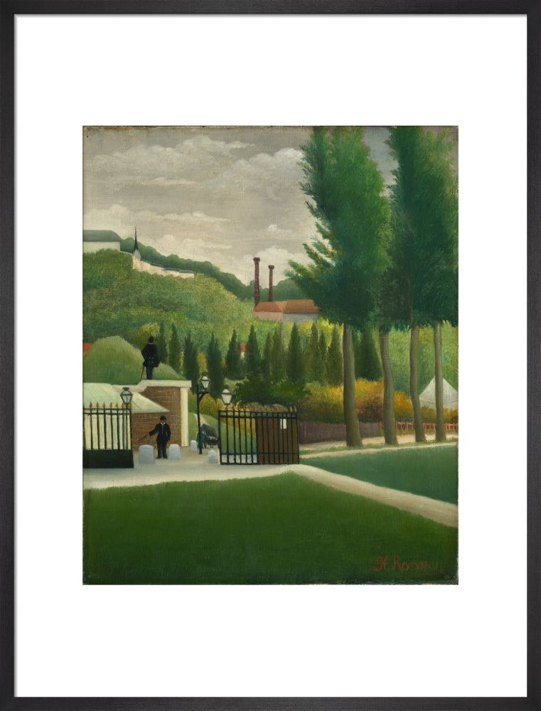 The Toll Gate (art print, large, black)