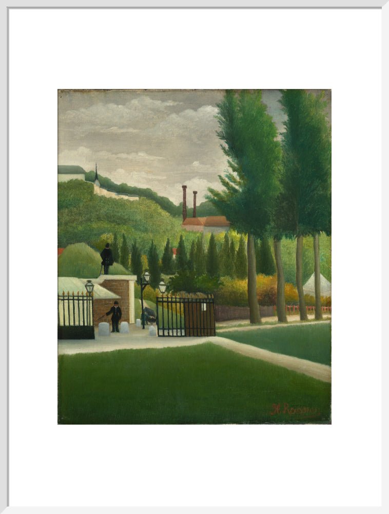 The Toll Gate (art print, extra large, white)
