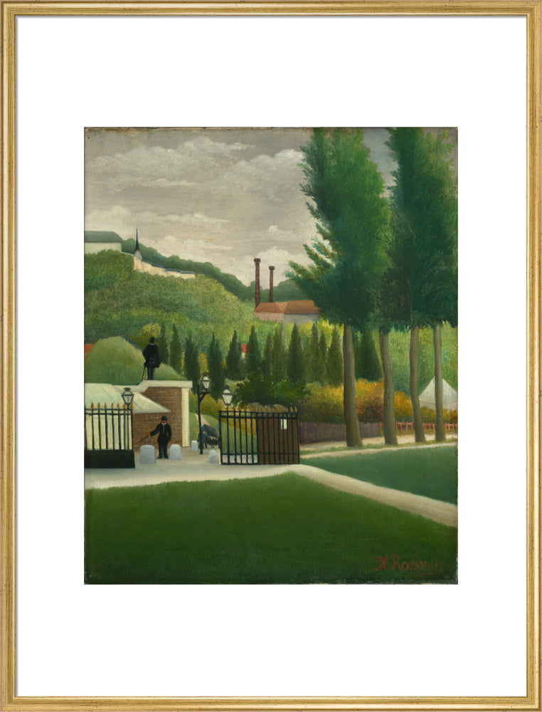 The Toll Gate (art print, extra large, gold)