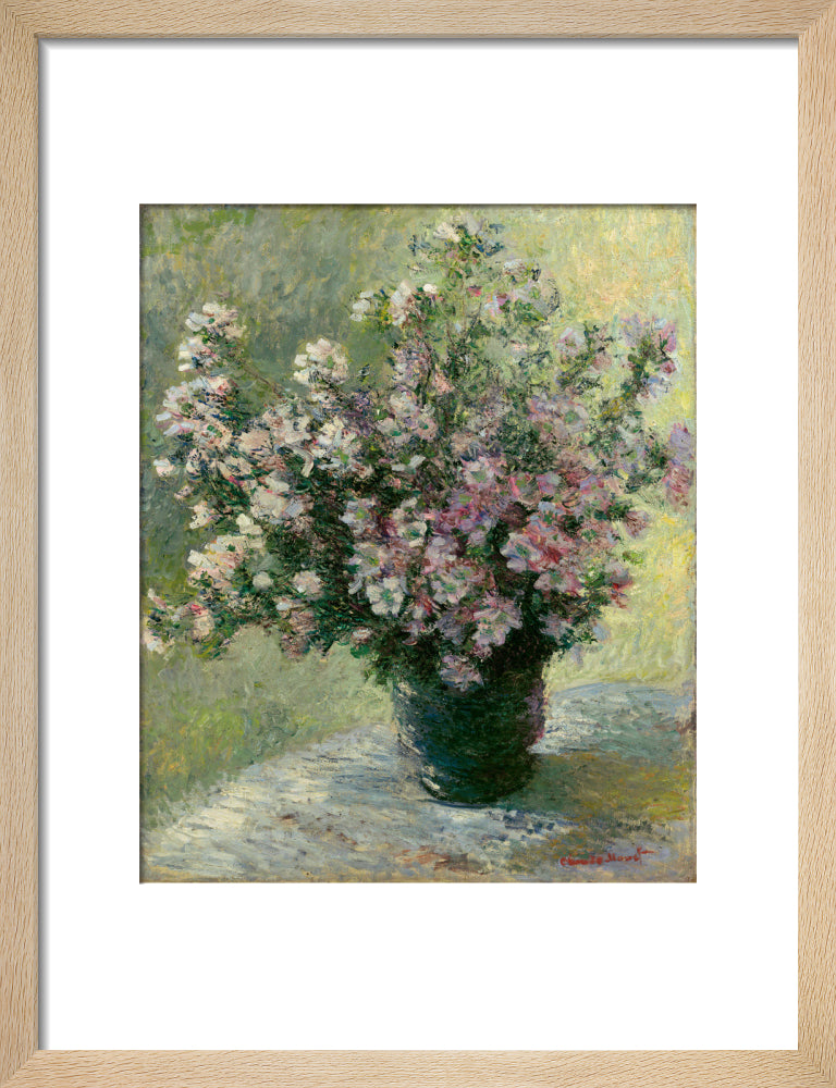 Vase of Flowers (art print, small, natural)