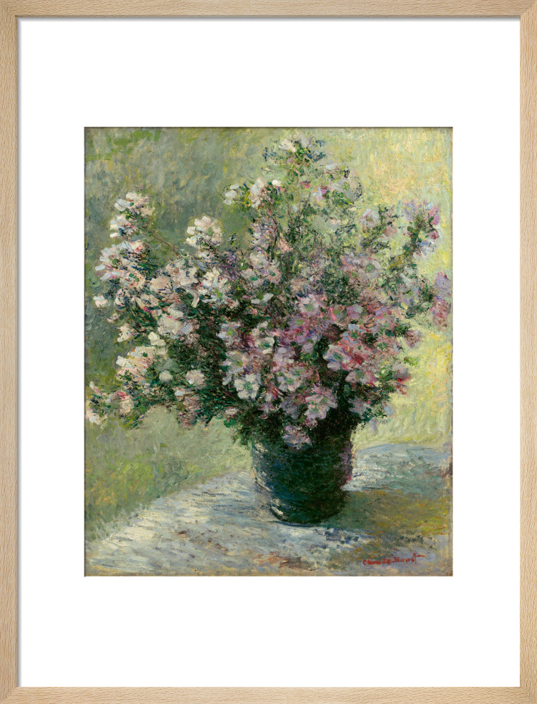 Vase of Flowers (art print, medium, natural)