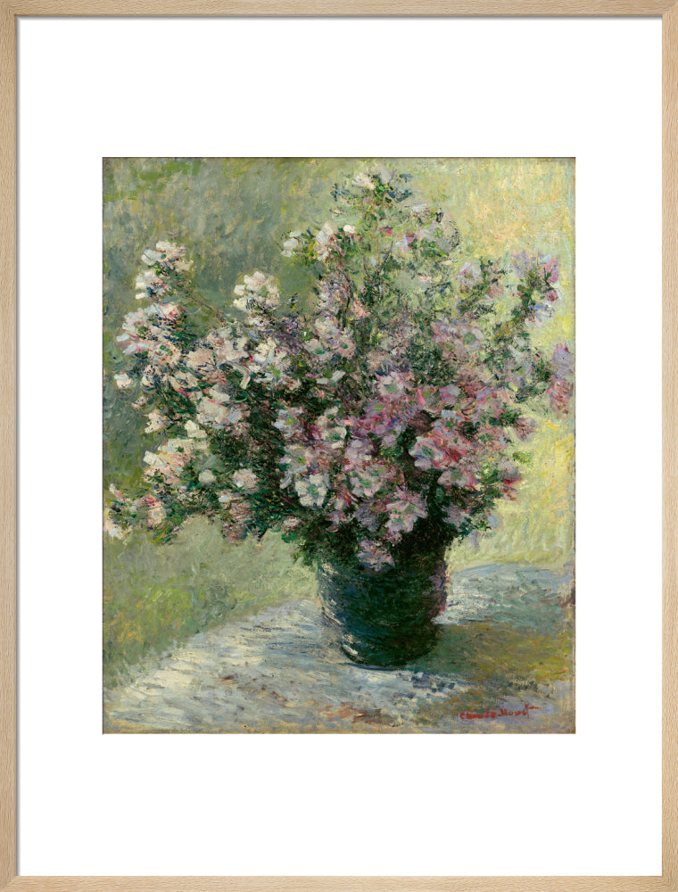 Vase of Flowers (art print, large, natural)