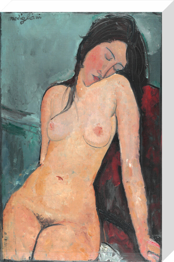 Female nude (stretched canvas, medium, unframed)