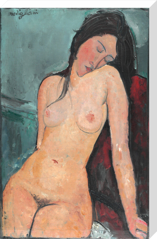 Female nude (stretched canvas, large, unframed)