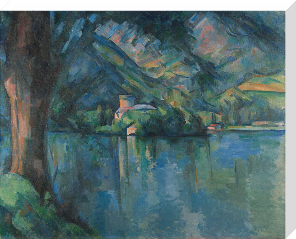 Lac d'Annecy (stretched canvas, large, unframed)
