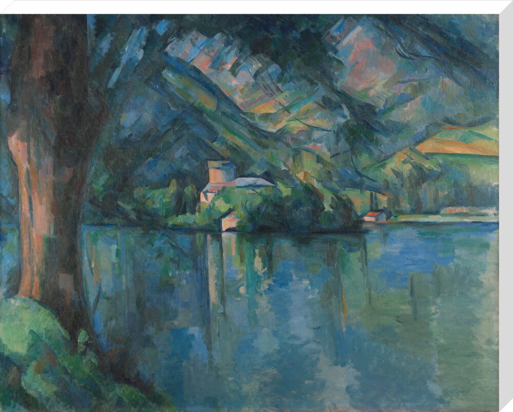 Lac d'Annecy (stretched canvas, extra large, unframed)