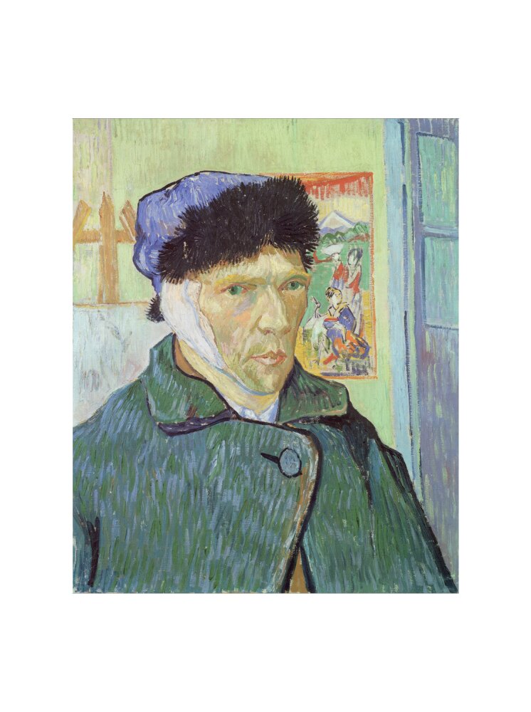 Self-Portrait with Bandaged Ear (art print, large, unframed)