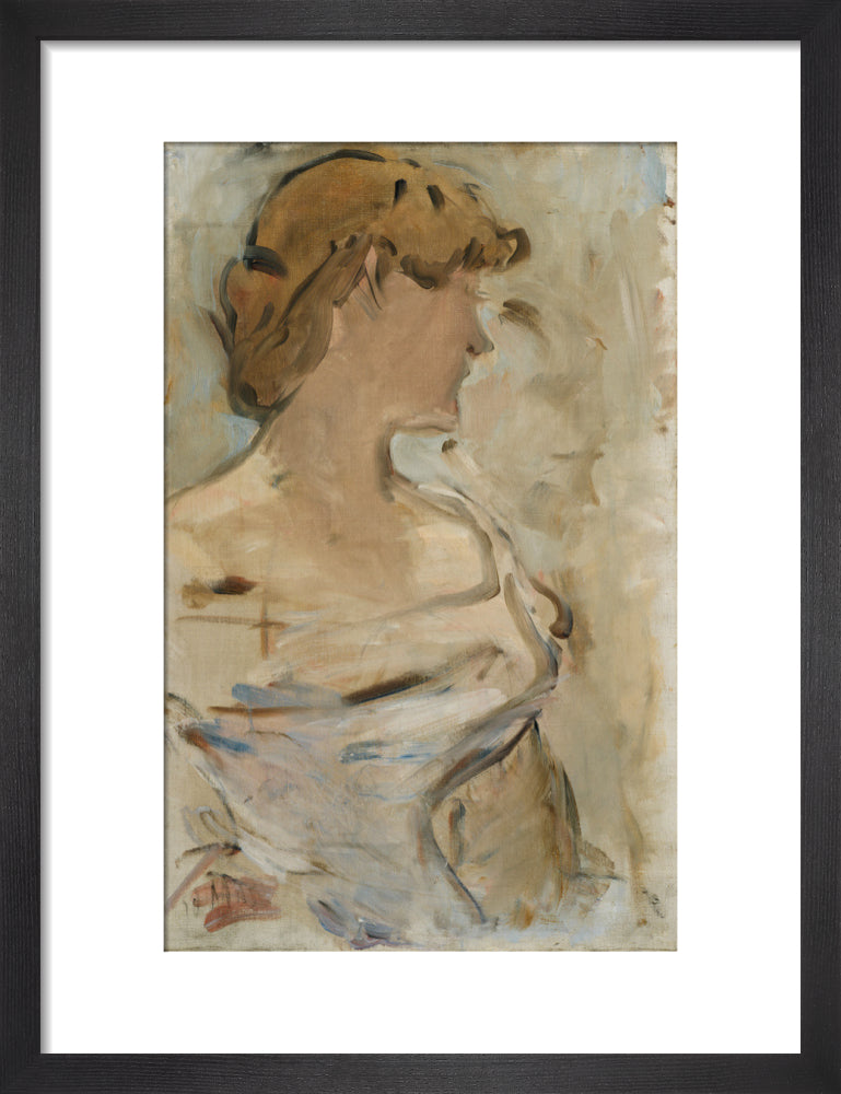 Au Bal - Marguerite de Conflans en toilette de bal (art print, small, black)