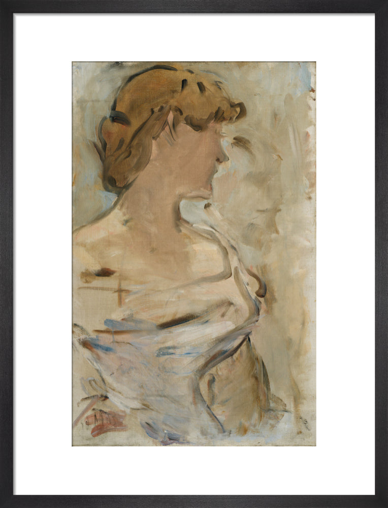 Au Bal - Marguerite de Conflans en toilette de bal (art print, medium, black)