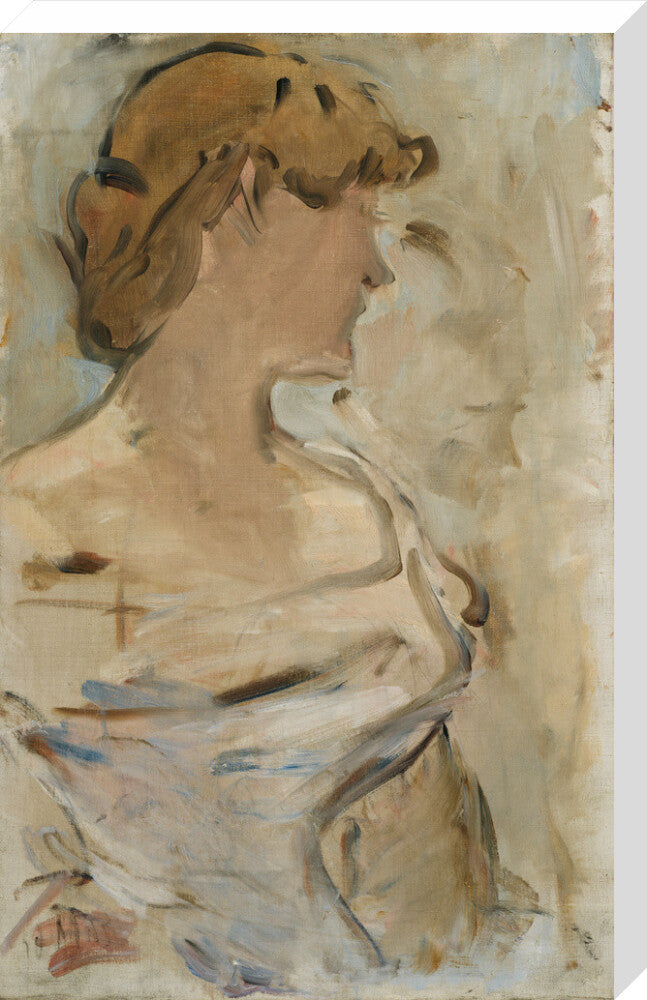 Au Bal - Marguerite de Conflans en toilette de bal (stretched canvas, large, unframed)