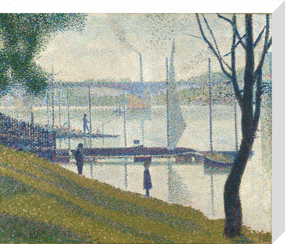 The Bridge at Courbevoie (stretched canvas, medium, unframed)