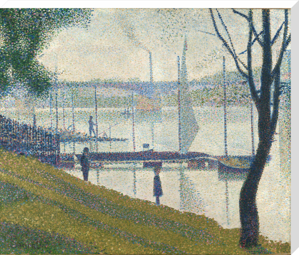 The Bridge at Courbevoie (stretched canvas, extra large, unframed)