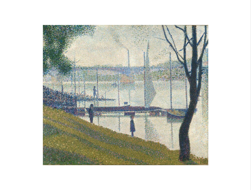 The Bridge at Courbevoie (art print, extra large, unframed)
