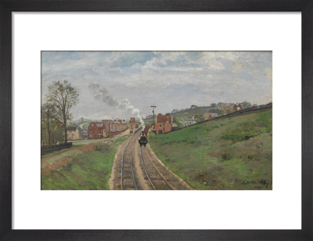 Lordship Lane Station, Dulwich (art print, small, black)