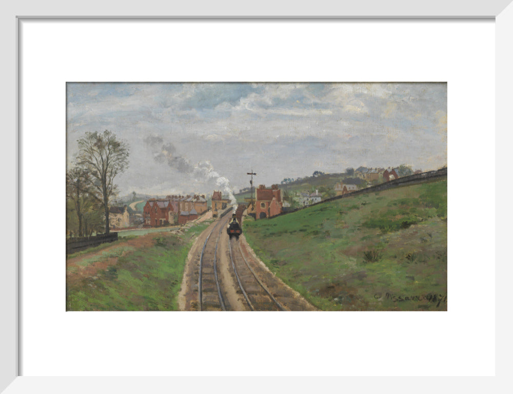 Lordship Lane Station, Dulwich (art print, small, white)