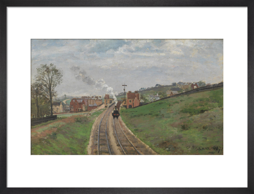 Lordship Lane Station, Dulwich (art print, medium, black)