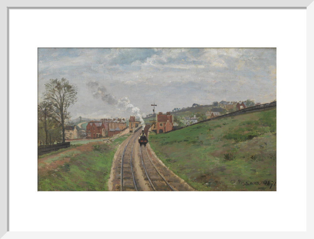 Lordship Lane Station, Dulwich (art print, medium, white)