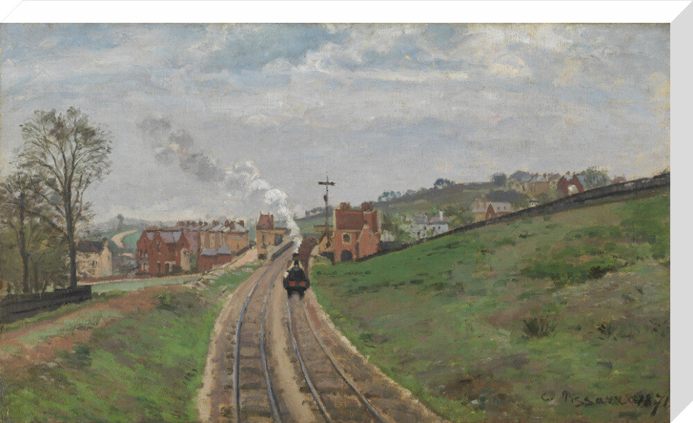 Lordship Lane Station, Dulwich (stretched canvas, large, unframed)