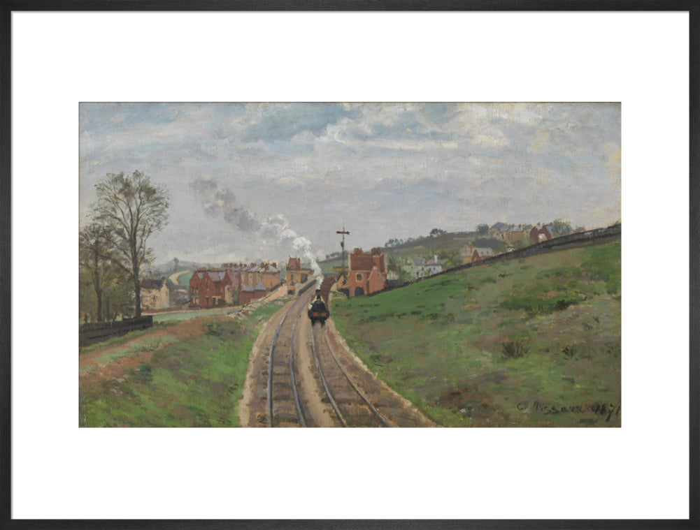 Lordship Lane Station, Dulwich (art print, extra large, black)