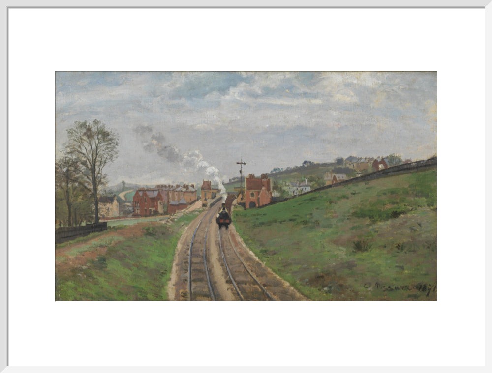 Lordship Lane Station, Dulwich (art print, extra large, white)